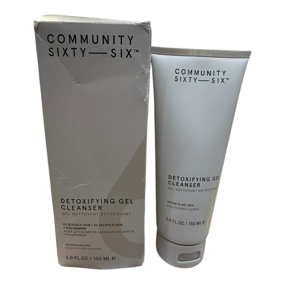 COMMUNITY SIXTY-SIX Detoxifying Gel Cleanser – 5 oz / 150 ml Skincare Beauty